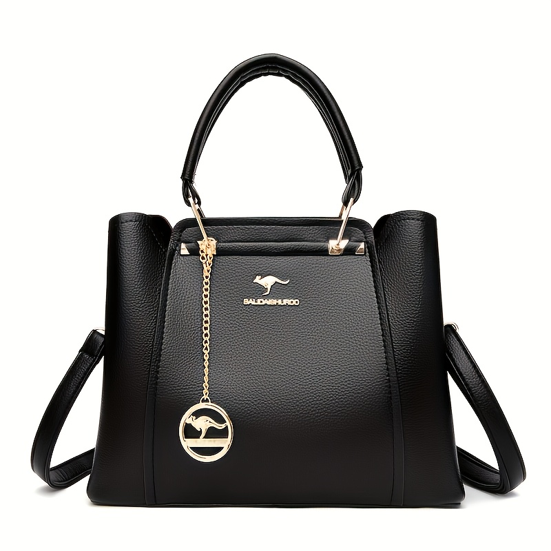 Image of Single-shoulder Women' 2025 New Style Tote Middle-aged Handbag Versatile Elegant And Fashionable Mom Crossbody Bag
