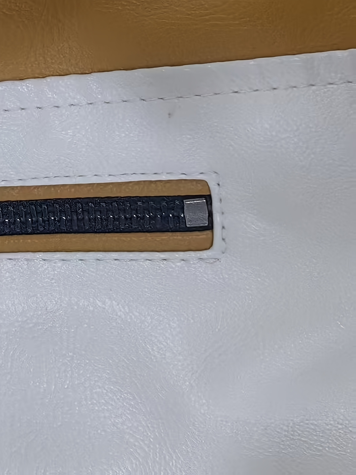 Casaco Casual Masculino de Moda Fino em Pele Sintética Estilo Motociclista 5