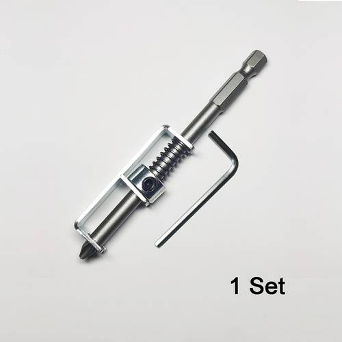 spring loaded screw holder bit 1 3 sets anti drop screwdriver bit single hand operation bit holder for electricians mechanics repair universal screw retaining tool