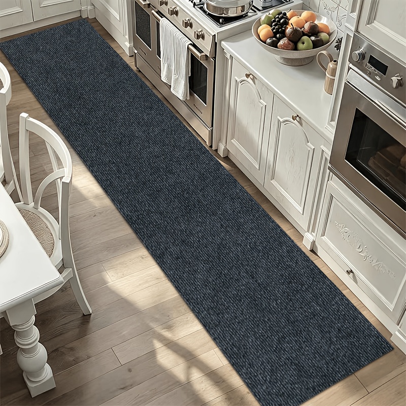 TEMU Solid Color Kitchen Mat, Multi-scene Doormat. Suitable For Living Room, Bedroom, Office, Bathroom, Balcony, Hallway, Foyer, Kitchen, And