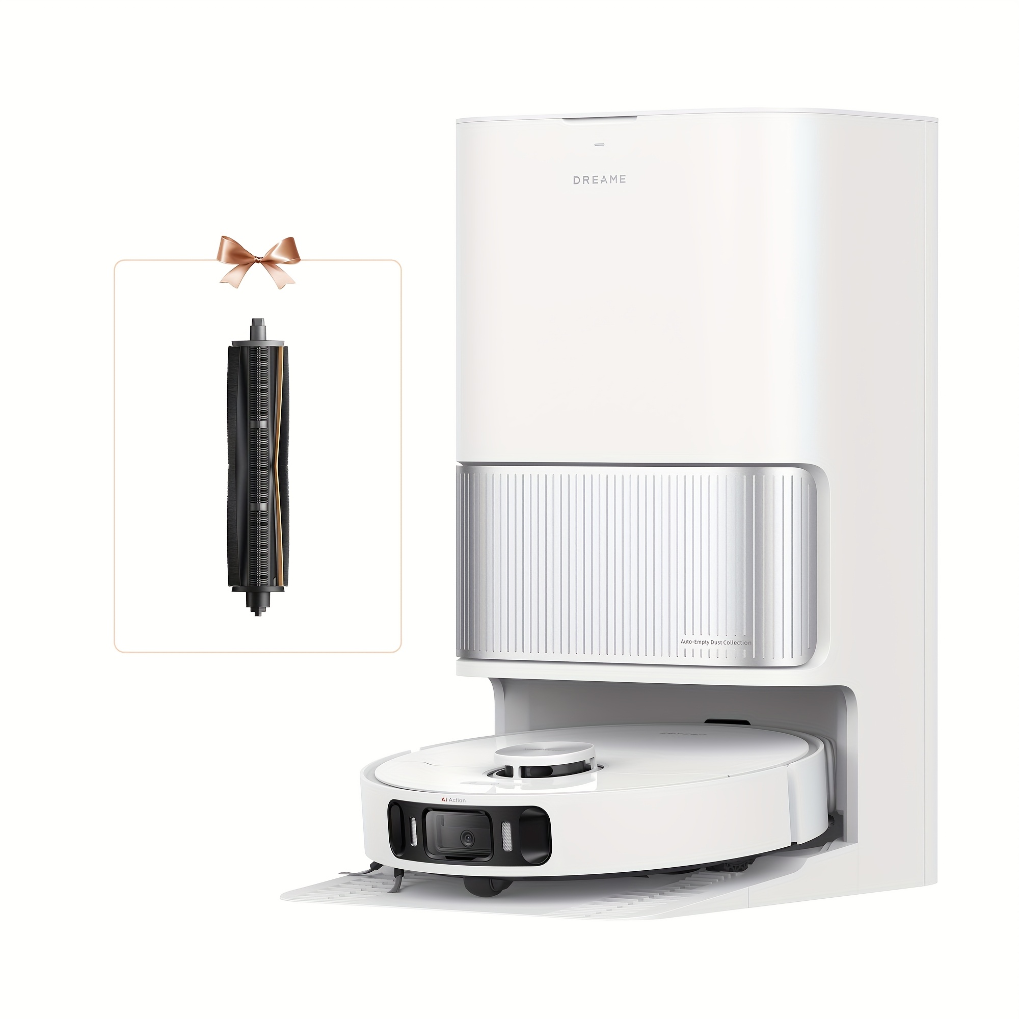 E-shop Dreame L40 Ultra AE Plus ist ein Roboter-Staubsauger mit einem fortgeschrittenen -Saugsystem mit einer Saugkraft von 19.000 Pa, einer hebbaren