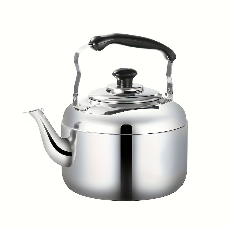 1pc 4 5l stainless steel teapot compatible with induction cooker   kitchen and restaurant tea making utensil no power required   drinkware for   use details 2