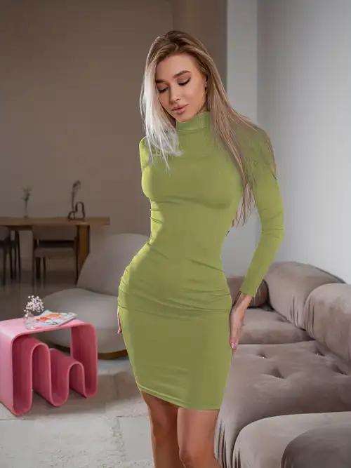 womens tight dresses Amazon.com: SNDDEG Women's Fashions Solid Color Long Sleeve Dress Side Drawstring Ruched Casual Party Mini Dress : Clothing, Shoes & Jewelry Black/beige/gray Length Sexy Dresses for Women Square