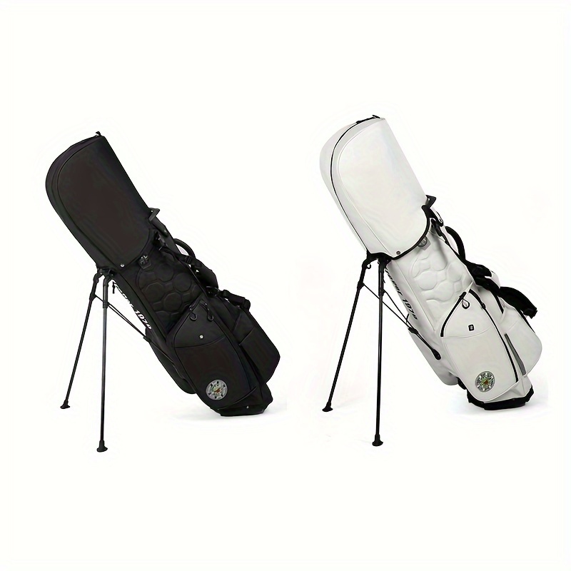 14 way adjustable double straps golf stand bag pu lightweight multi   club bag magnetic pocket 4   pockets Product details 9
