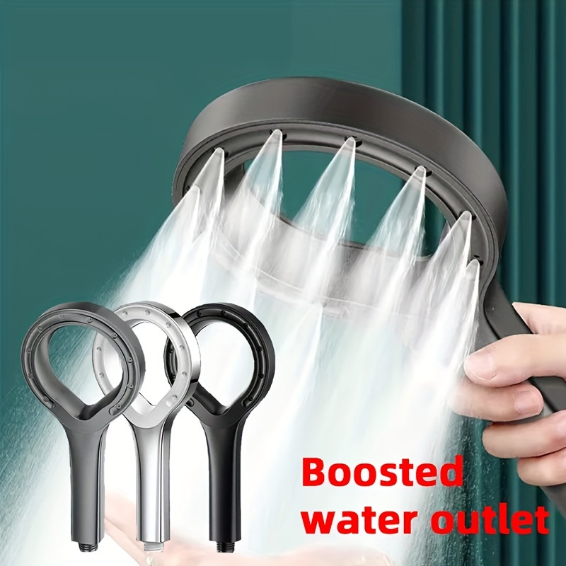 

Lcommo High-pressure Rainfall Shower Head Set - Spray Booster, Massage Modes, Easy Install, Paint Finish - Bathroom Upgrade