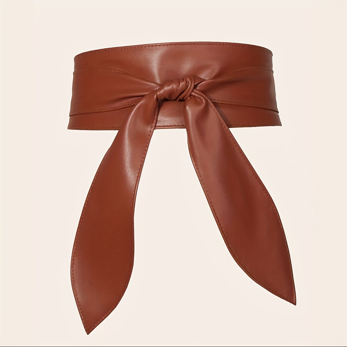 TEMU Women's Bow Wide Belt Fashion Corset Women's Decorative Belt High Quality Solid Color Belt Ribbon Skirt Yf1011