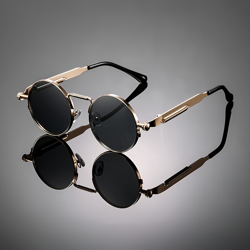 

Retro Punk-style Round Fashion With Thick Frame - Outdoor Activities & Fashion