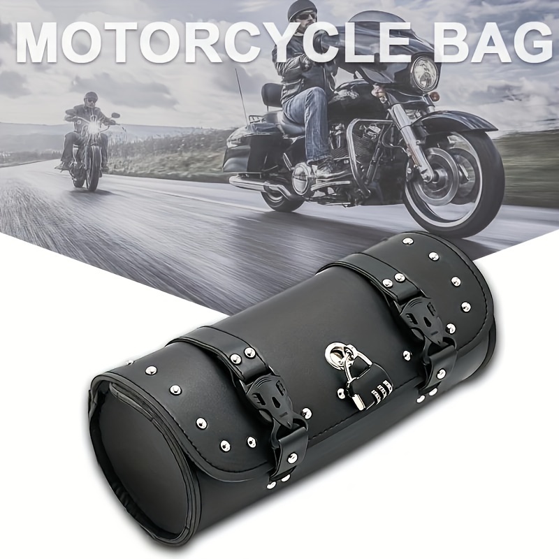 

Motorcycle Waterproof With Password Lock Hanging Bag Front And Rear Side Bag Electric Battery Riding Tool Bag