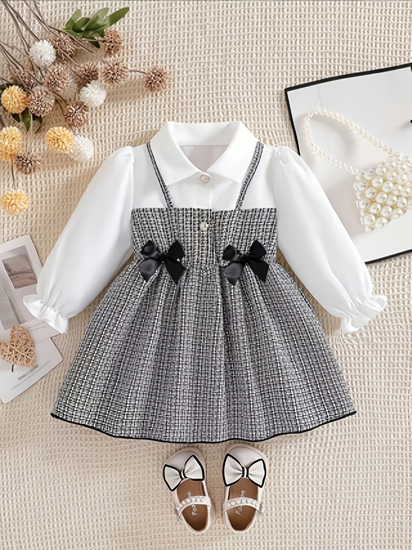 baby girl black dress sold on Temu United States