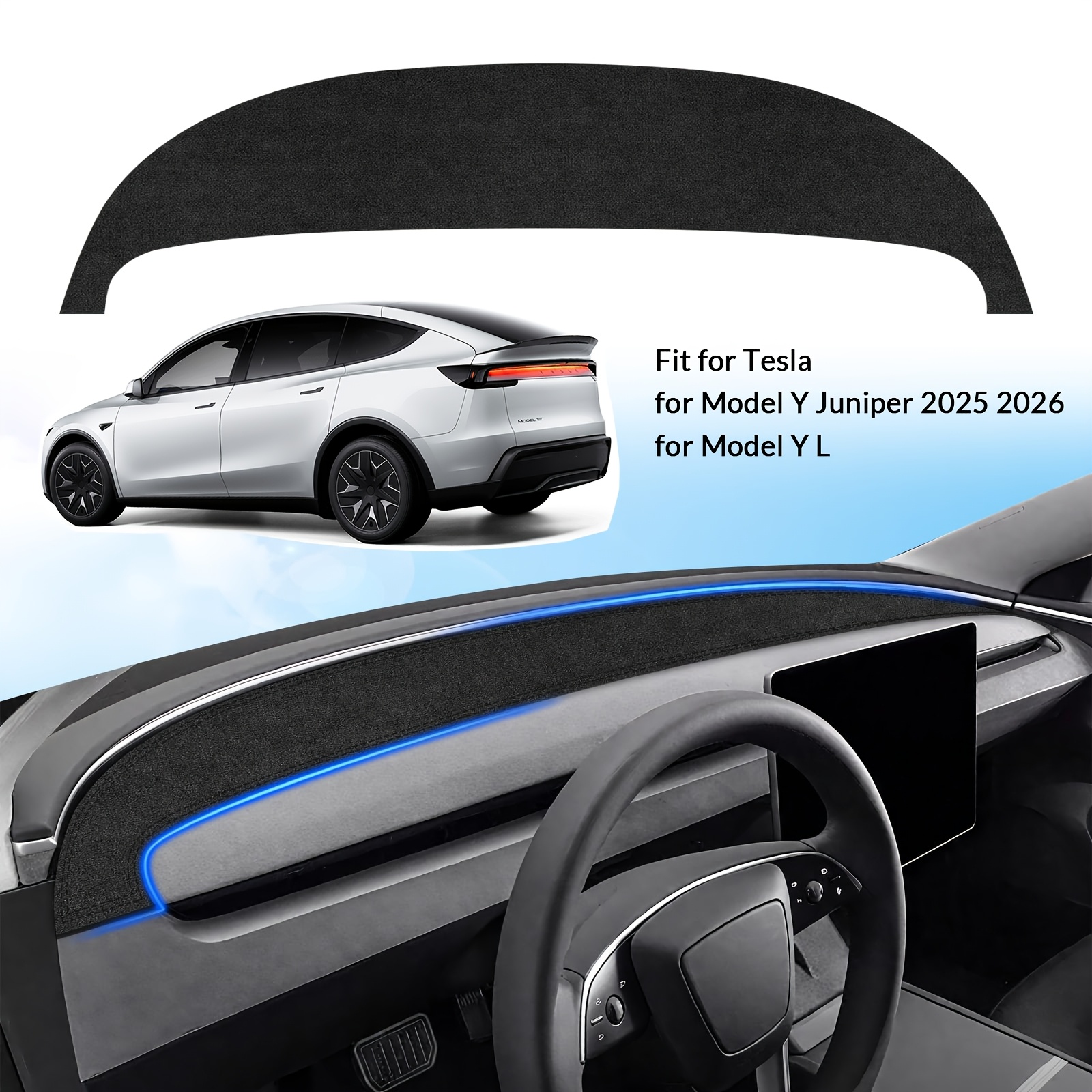For For Dashboard Case, For L 2026, Dashboard Pad, Decorative Interior Auto Parts (black), Vehicle Interior Accessories, Stylish Design, Durable Materials