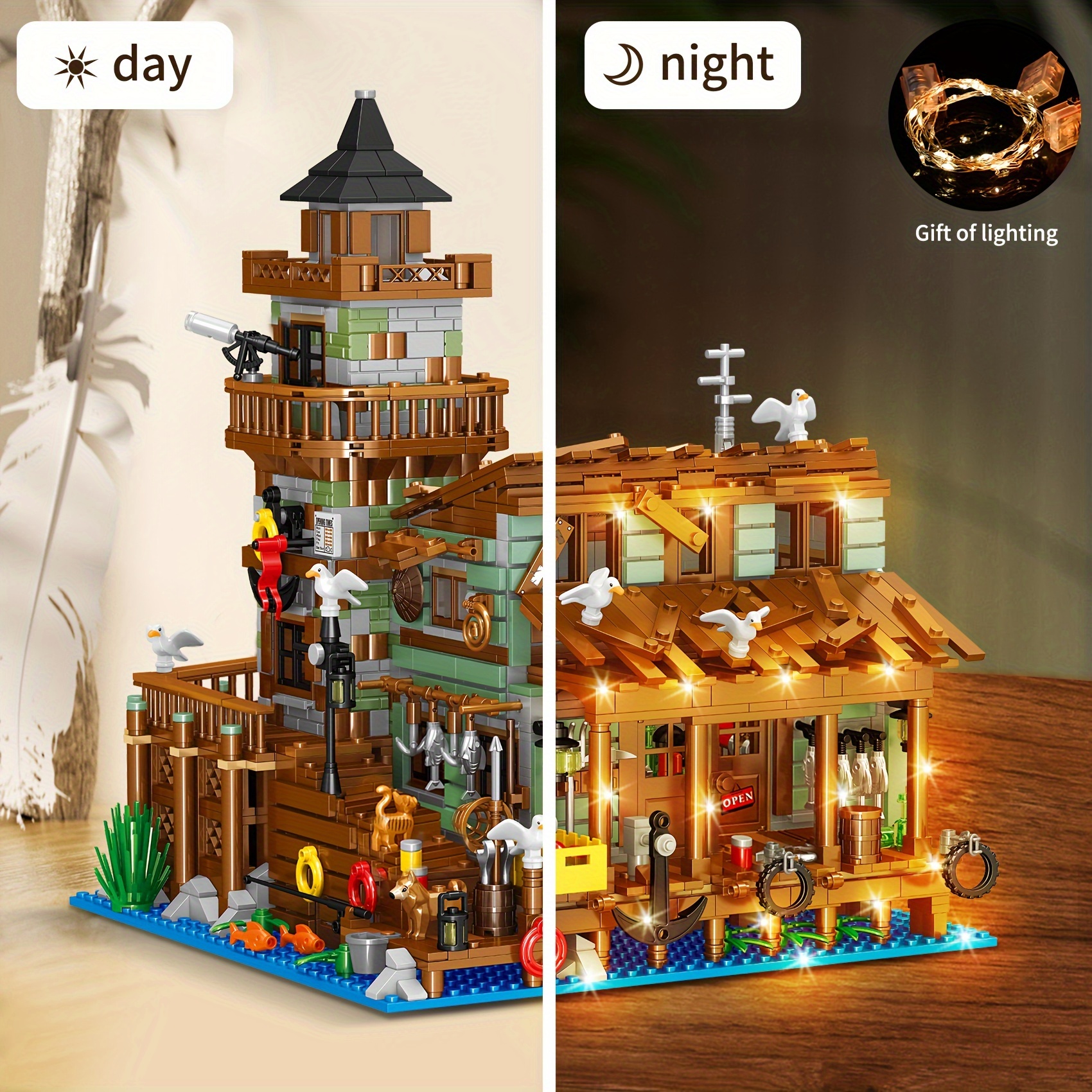 

1900pcs Building Kit, Architecture Building - Christmas/halloween/ (3.6 )