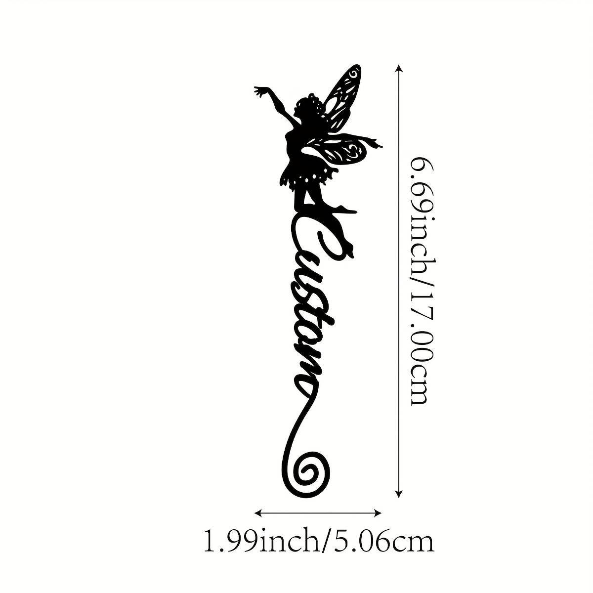 TEMU [customized] 1pc Special Personalized Metal Bookmark With Customizable Name - Unique Teacher Appreciation Gift, Ideal For And Literature Lovers
