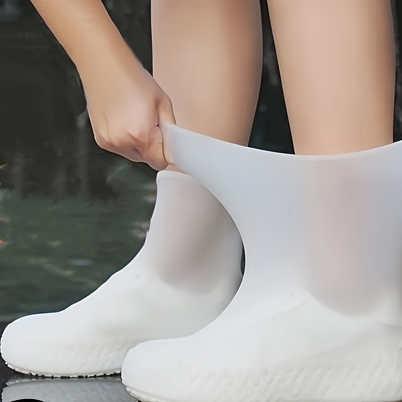 Thickened Wear resistant Silicone Rain Shoe Covers Women Men - Temu Finland