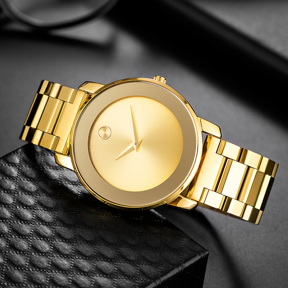 Golden Luxurious Round Stainless Steel