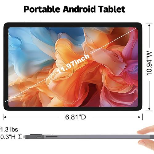 12 inch tablets 4g cellular card slot lte tablet phone make calls 20 gb 256gb rom support 1tb expand 5mp 8mp gps 5g wifi tablet pad