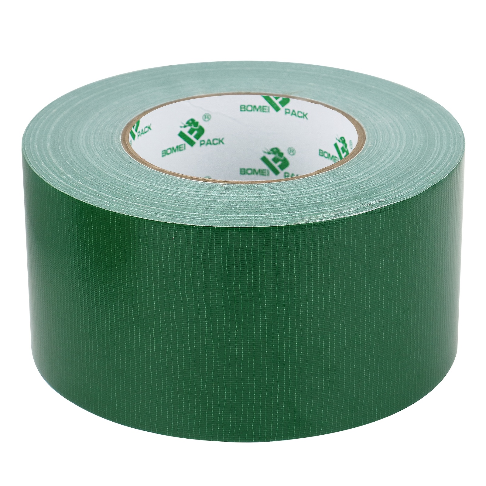 Pack 1 Roll Green Cloth Tape, 75mm X 20m, For Professional Use In Repairs, , Packaging, Etc., Super Adhesive Duct Tape, Heavy-duty Industrial Tape