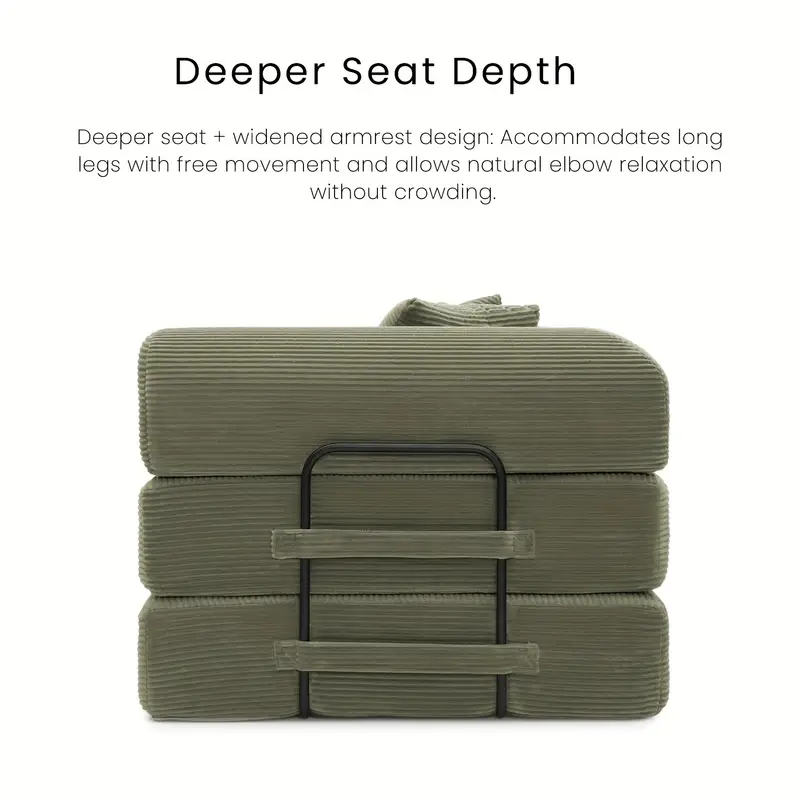 compressed sofa convertible sofa bed lazy sofa bed corduroy compression boneless couch in a box comfy modular foldable floor sleeper sofa for game room furniture comfy couch sofa sectional for living room living room couch foldable sofa spacesaving furniture compact seating modern sectional durable construction highdensity foam multipurpose furniture small studio apartment sofa bed foldable for living room foldable sofa Product details 7