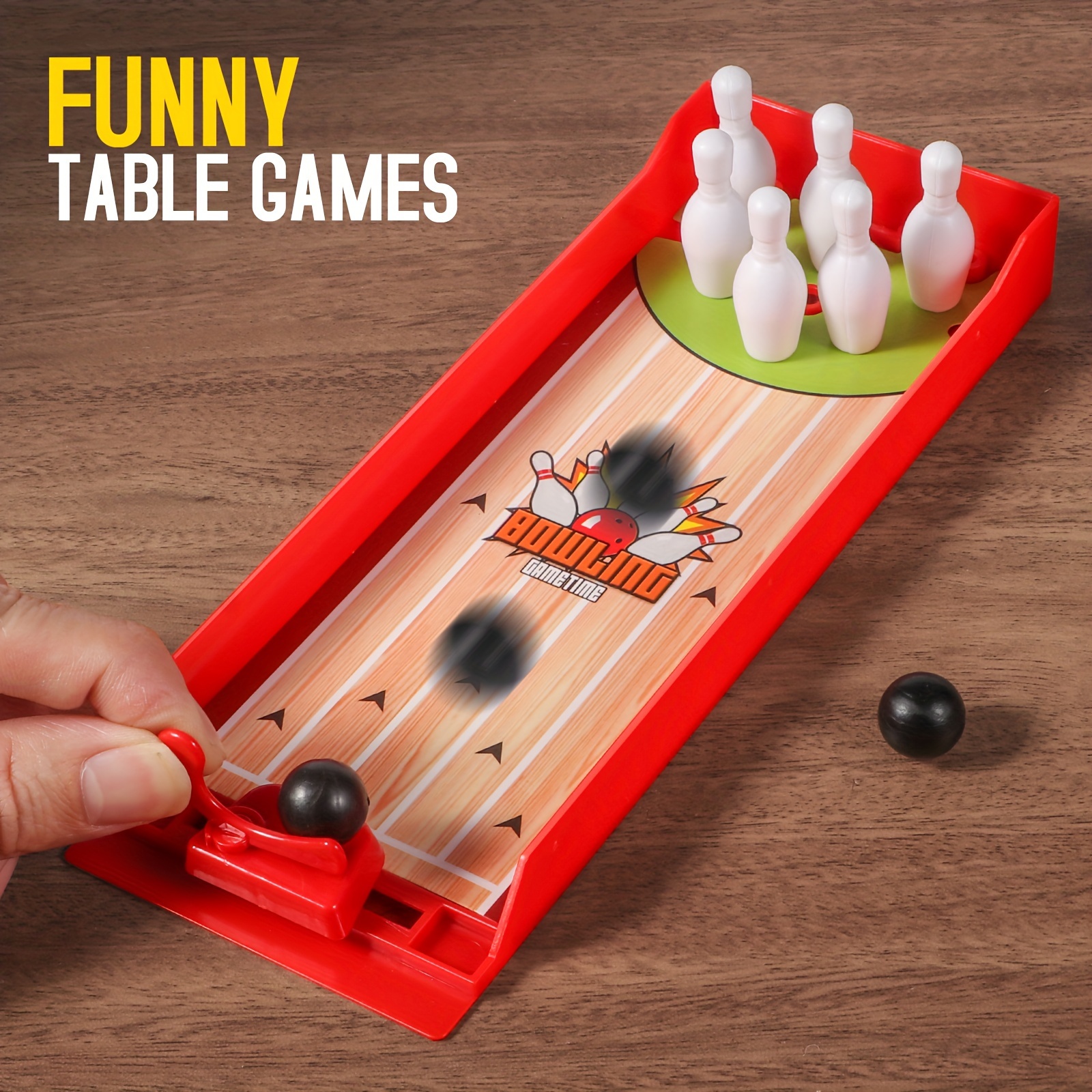 

Fun Bowling - Portable Fingerboard For , For Parties &