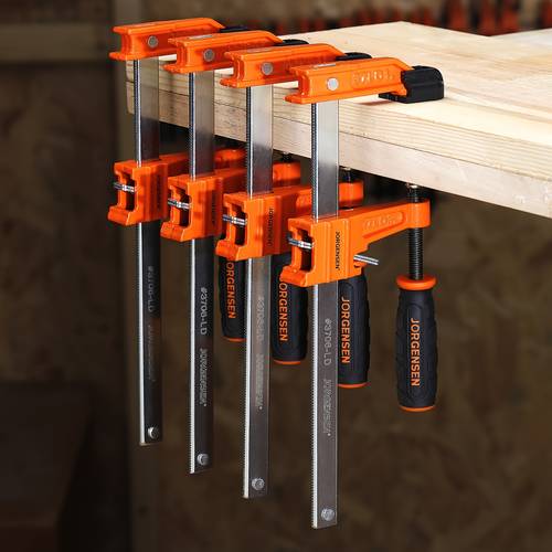 item picture 6 inch bar clamp set 4 pack steel f clamp 300 lbs load for woodworking metalworking diy