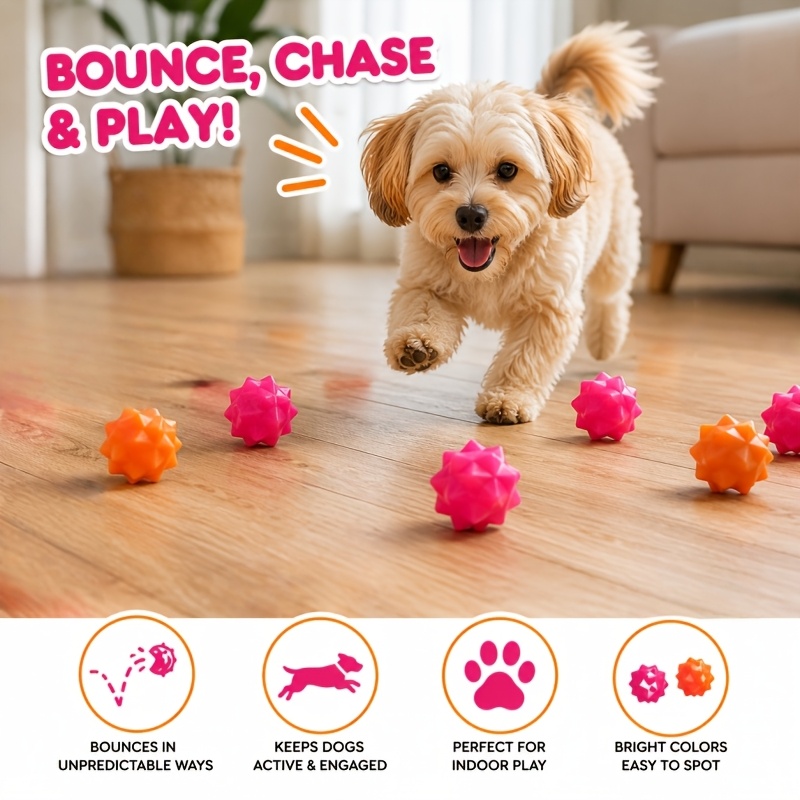 2pcs Pet Dog Chew Sound Toy, Fun Exploding Planet Design