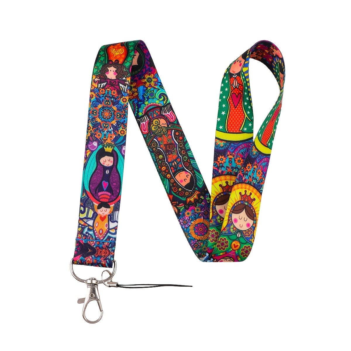 TEMU Un resistente poliestere con chiusura a rimovibile, per chiavi, carte d', carte di e accessori per telefono - Una per come accessori di moda e