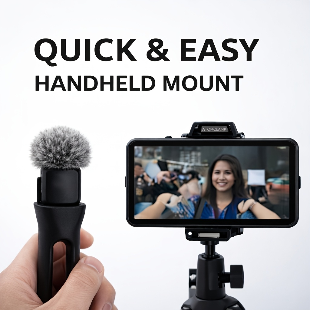 Ročno držalo, združljivo z DJI MIC MINI, prenosno stojalo za mikrofon, primerno za DJI Mic Mini, dodatki za mikrofon, kompaktna ročna opora za
