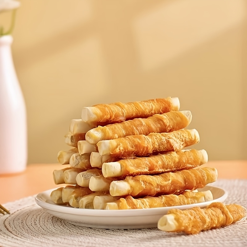 All Black Fridays Dealership,, Pet Snacks, Combined Package Of Chicken And Sweet Potato Strips & Chicken Cowhide Sticks Medium, & Large Dog Healthy, Easily Digestible, And High Protein Reward Training Treats for Dogs