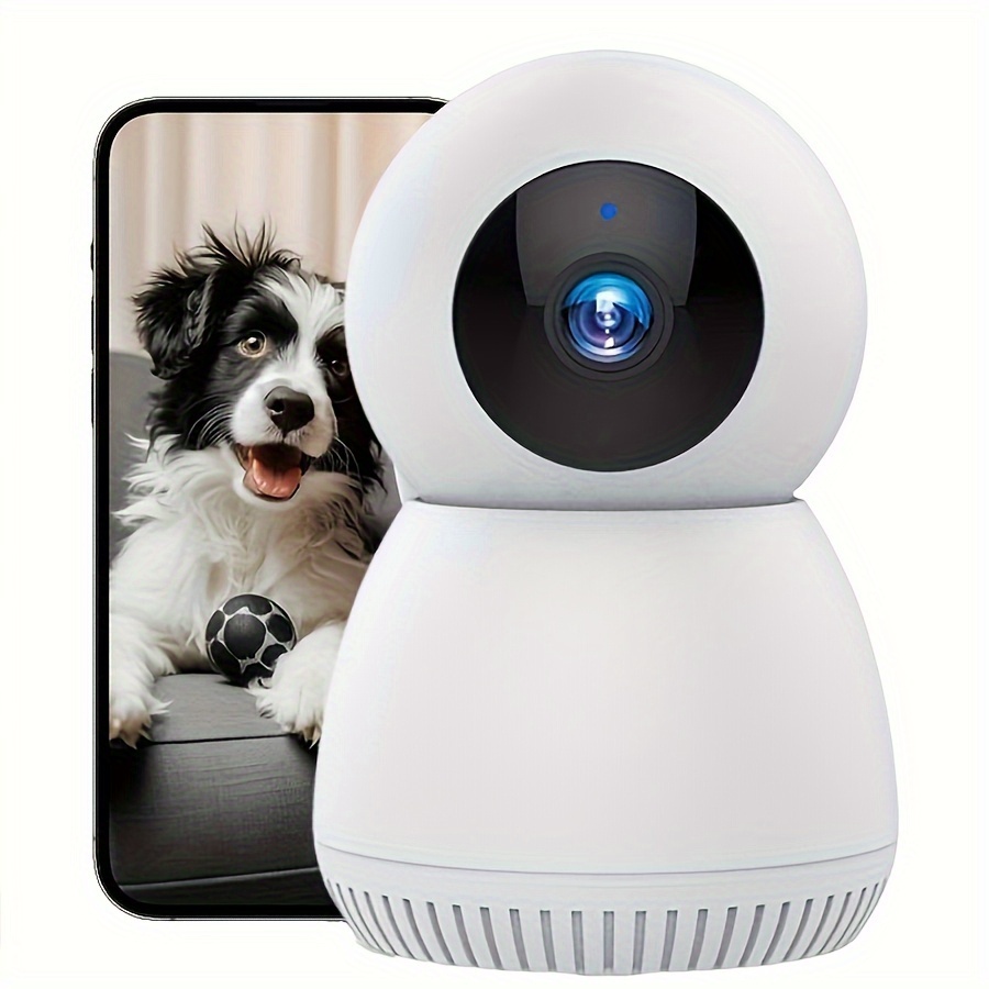 TEMU Wesecuu Monitor With Camera And Audio Security Camera Wireless Indoor For , 1080p Wif Pet Camera, Surveillance Camera,/pet Camera With Phone App