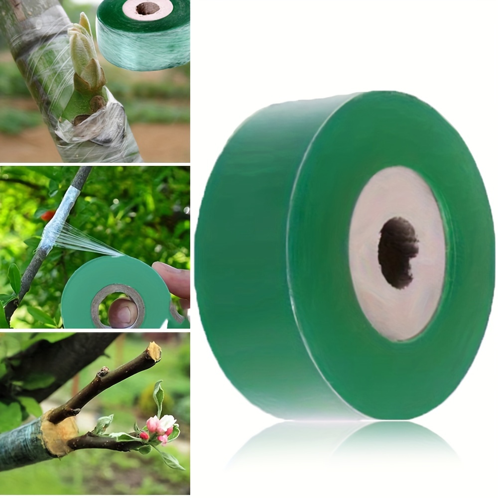 

1 Roll Of 328ft Stretchable Waterproof Fruit Tree Grafting Tape - Vinyl Film For Seedlings & Flowers, Enhances Growth, No Power Needed