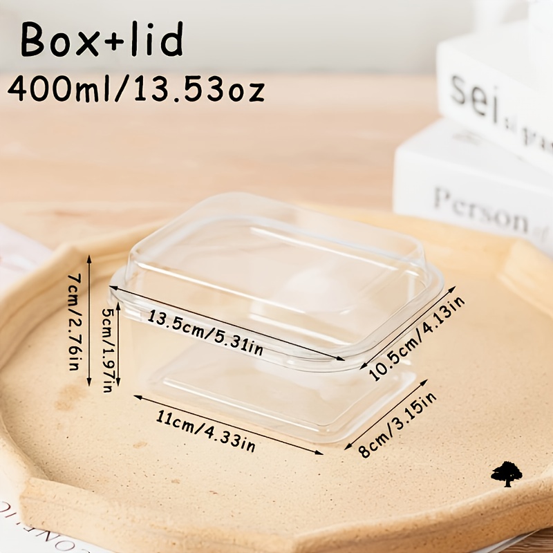 Image of 50 Pet And Dessert Containers With Secure Lids - Leakproof, Lightweight, Airtight Food Storage Containers - Great For Christmas And New Year Party Supplies, No Electricity Or Batteries Needed