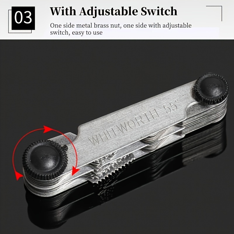 60 Degree Metric Thread Gauges Threaded Tooth Gauge Temu New Zealand