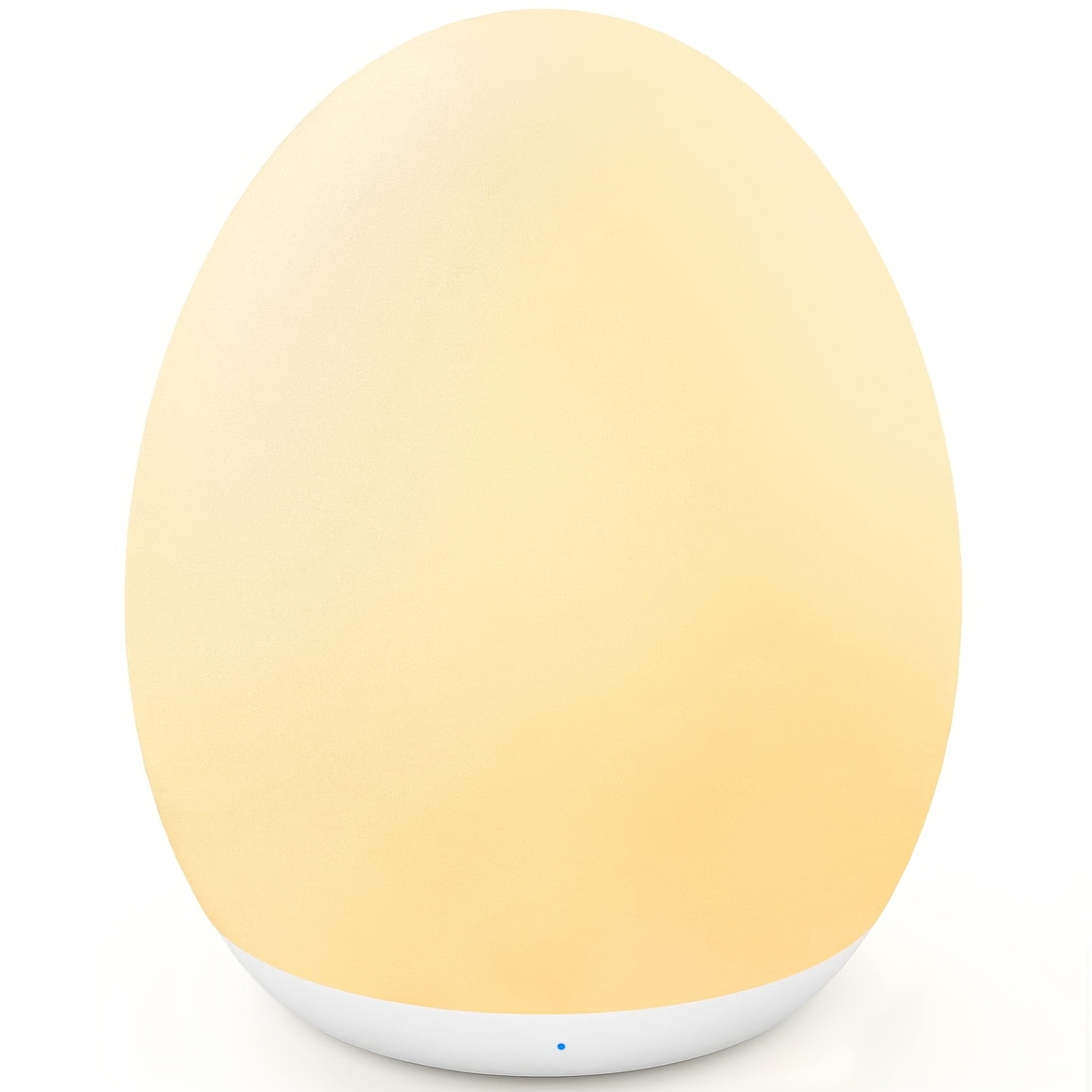 TEMU Night Light For Kids, Egg Light For Nursery With 8 Rgb Colors Changeable & Dimming, Rechargeable With 1h Timer & Touch Control, Portable Night