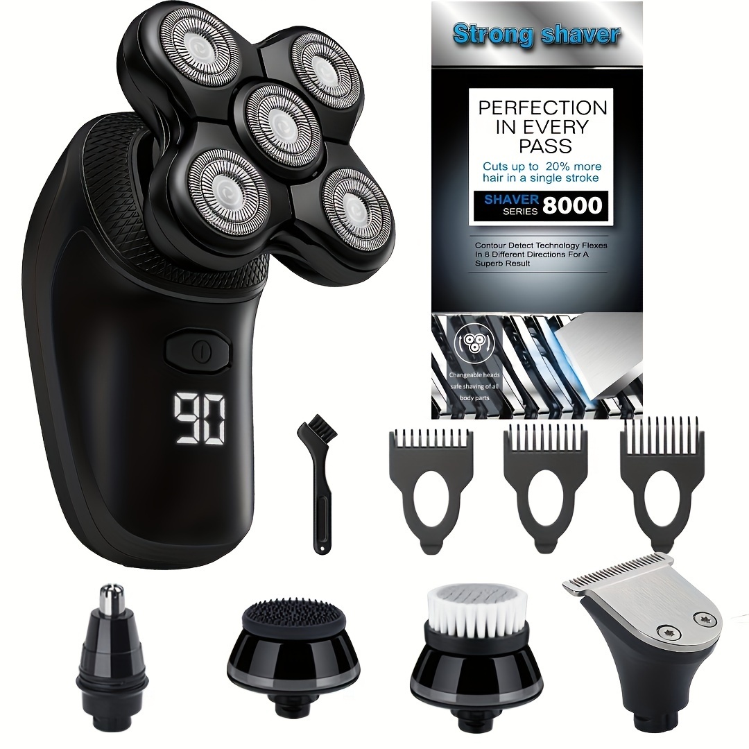 

Rechargeable For Men - Wet/dry Grooming Kit , , Facial , And Massager - For And Cutting