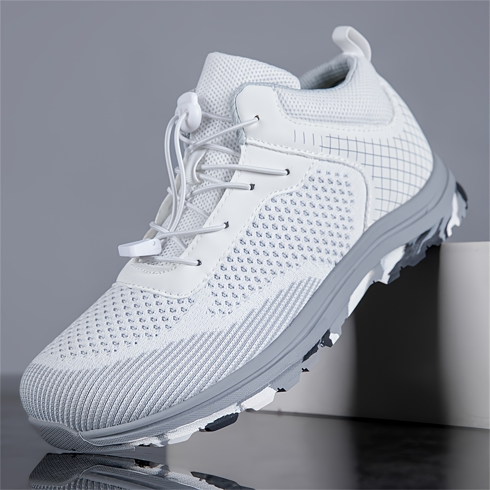 TEMU Men's Casual Sneakers With A Wide Fit, Designed For Outdoor Hiking. Feature An Eva Shock-absorbing Midsole, A Rubber Outsole Anti-slip And