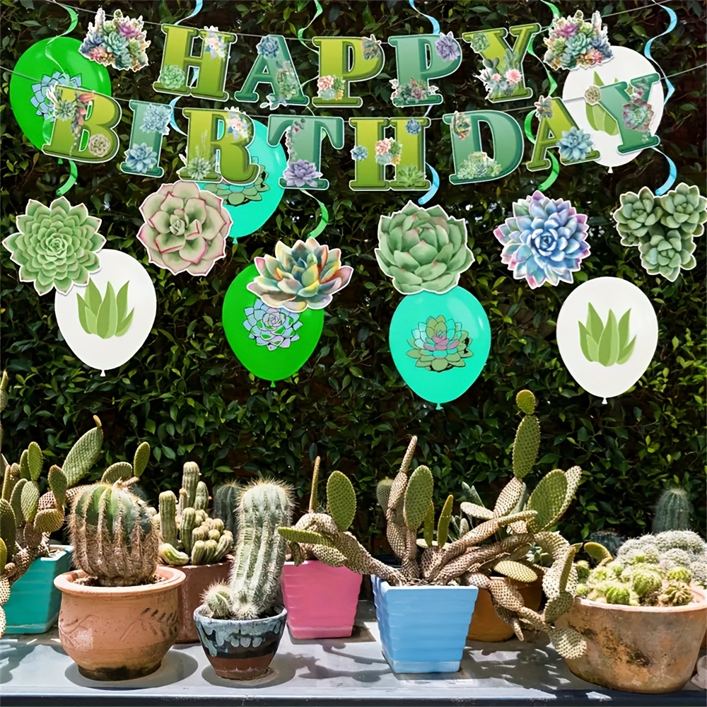 succulent party decorations Rustic Succulent Party Favors with Burlap Wrapped Pots main image 0