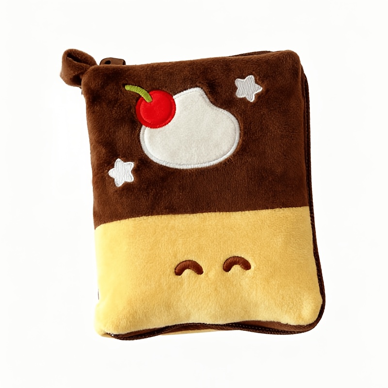 TEMU Porte-monnaie de voyage de pudding, sac de passeport, sac à scrapbook, organisateur de porte-cartes, porte-monnaie portable