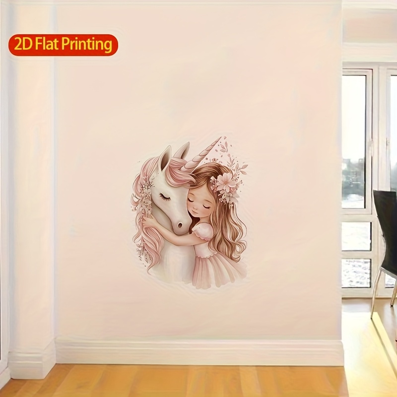 Unicorn Wall Sticker, Modern Self-Adhesive Room Decor