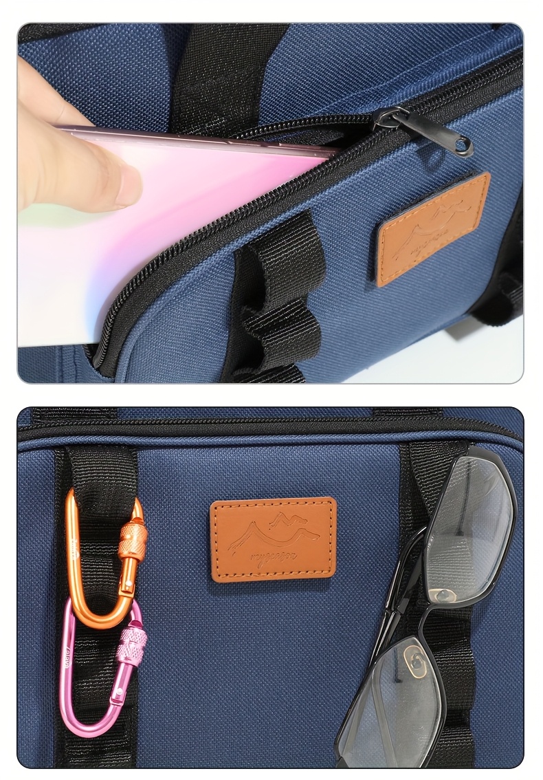 23L Outdoor Fresh-Keeping Ice Pack, Double-Layer Large Capacity Camping Picnic Bag, Portable Travel Insulation Bag, Oxford Fabric, High Quality, Mixed Colors, Perfect for Easter, Women’s Day, Valentine’s Day, Mother’s Day, Independence Day