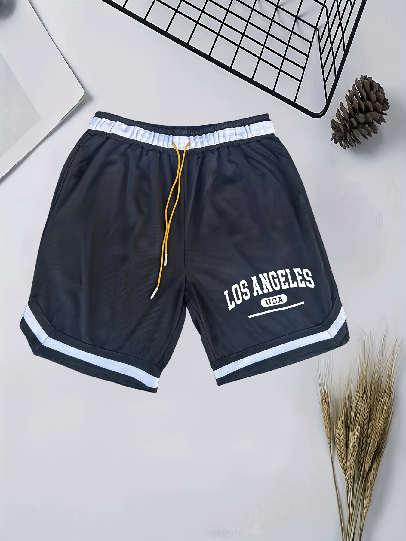 shorts basket ball en respirante hommes 100% Temu Mauritius