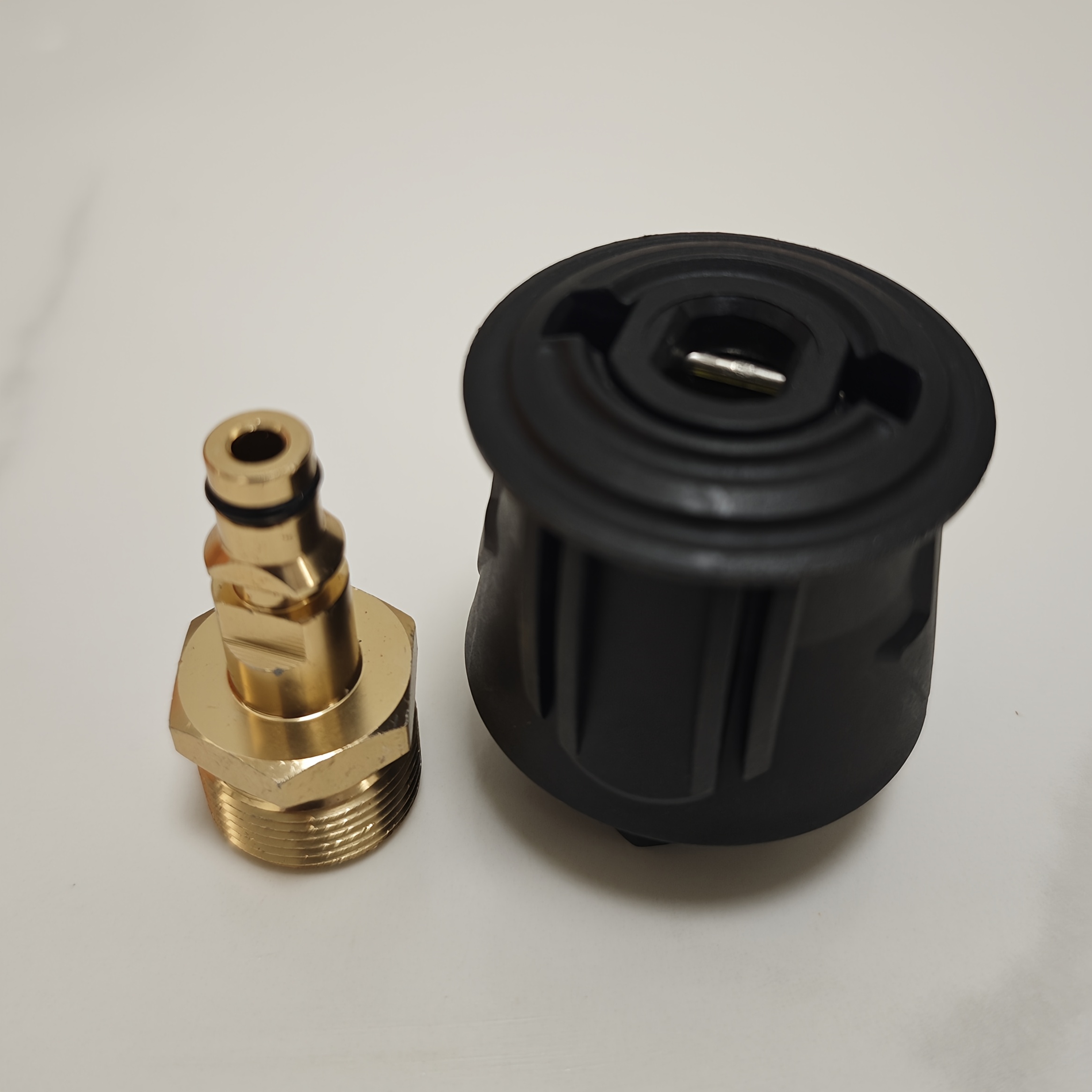 E-shop 2 Stück Hochdruckreiniger Schlauchanschluss-Adapter M22 für Autowaschanlagen (M22-14)