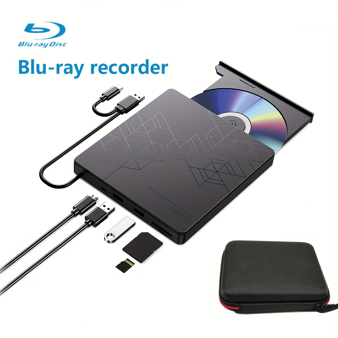 Nexmora DSM-S3 ポータブル外付けBlu-rayドライブ Nexmora DSM-S3