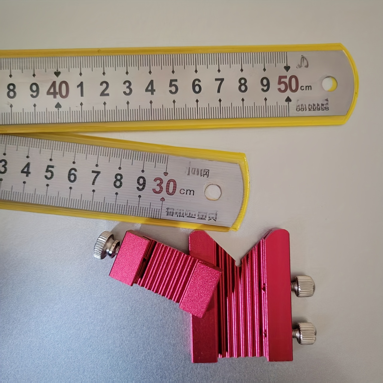 2 Sets Of 4pcs Limiters (27mm-29mm) + Ruler, Versatile And Precise Measuring Tools, Ideal For Designers, Engineers, , And Carpenters, Providing Accurate Measurements