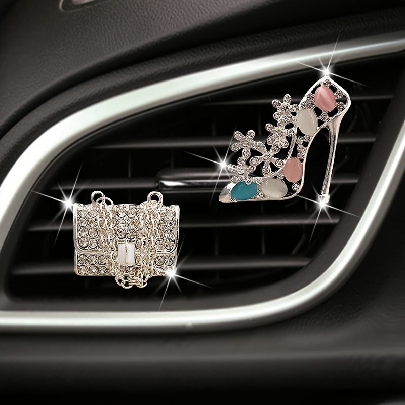 2pcs A set of car air conditioner outlet perfume