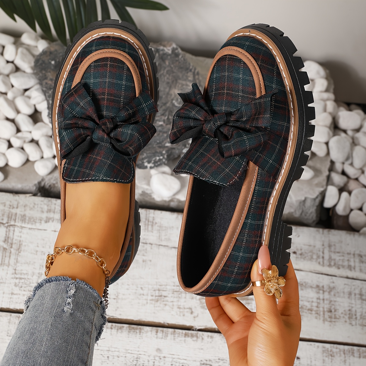 TEMU New 2026 Women's Platform Flat Shoes - Comfortable And Versatile, Breathable And Elegant, Suitable For , Women Shoes