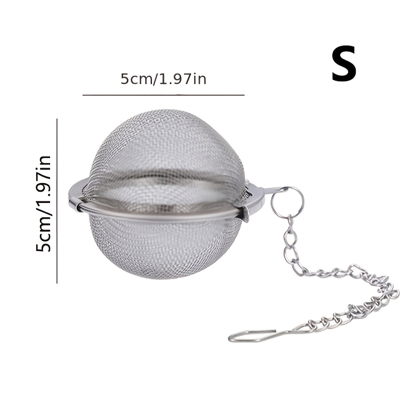 1-pack 304 Stainless Steel Seasoning Ball, Tea Brewing, Soup Making, Hot Pot Spice Filter, Creative Tea Strainer Kitchen Gadget