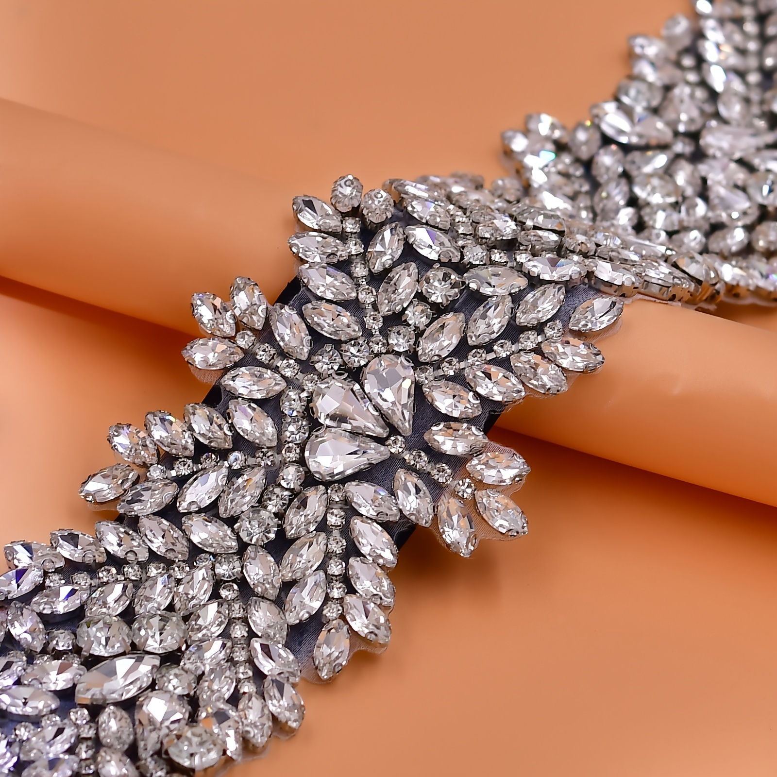 роскошный барочный ручной работы свадебный пояс элегантная широкая талия для свадебных платьев официальных нарядов вечеринки подарки на день рождения детали 7