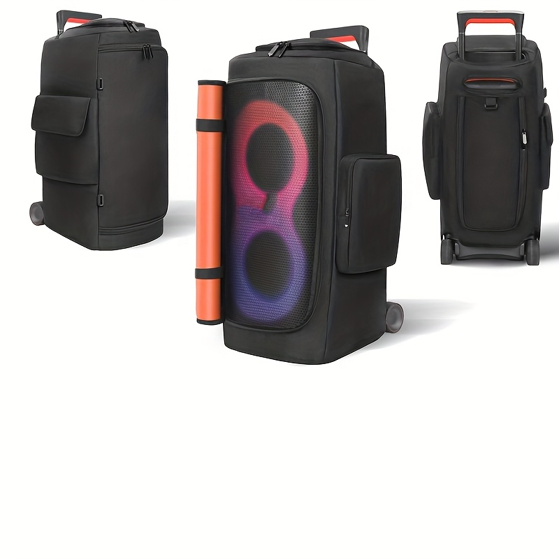 Подходяща за JBL PARTYBOX 310-320, тази платнена чанта с калъф има отваряне с цип за удобен и практичен достъп до дръжката. Това е преносима чанта за аудио аксесоари и торбичка за съхранение