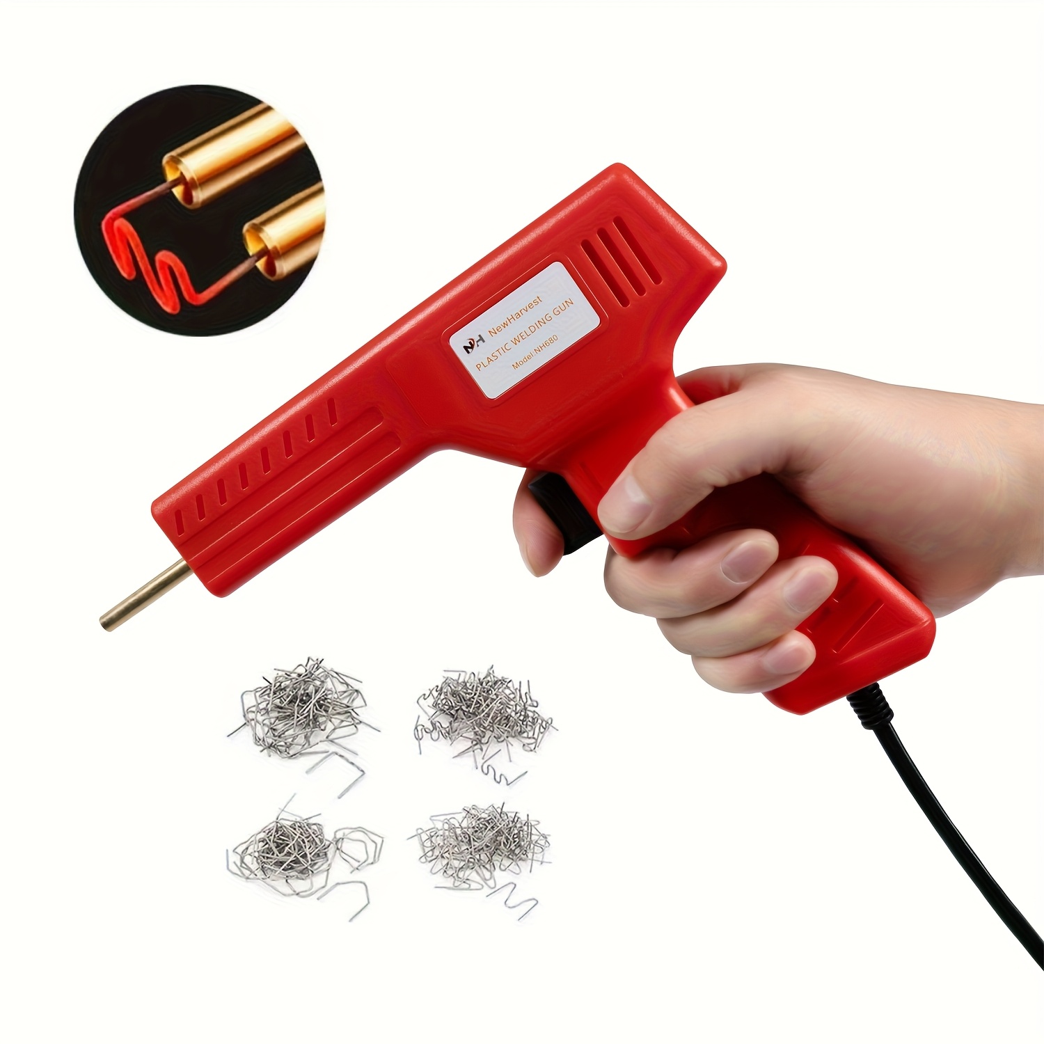 TEMU 50w Plastic Welding Repair Set (includes 200 At No Extra Cost), Without Battery