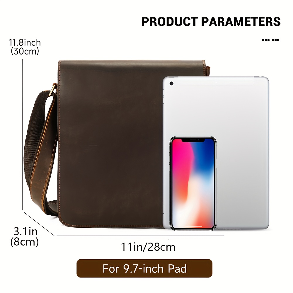 bolso bandolera cuero capa hombres Temu Morocco