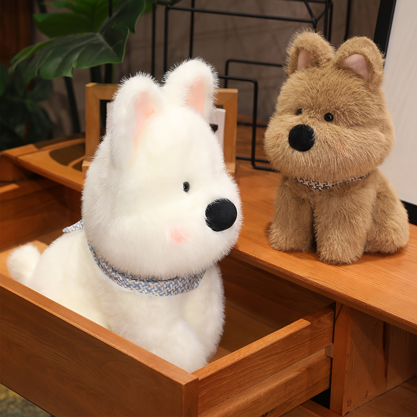 25cm 9 84in cartoon west highland   plush toys kawaii western highland dog stuffed animals plushies cute home decor ideal birthday or holiday gift halloween christmas gift Product details 1